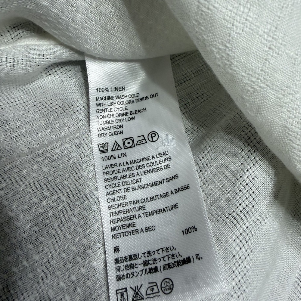 Tommy Bahama Anchors Aweigh Linen Button Down Shirt XL NEW white - Picture 8 of 10
